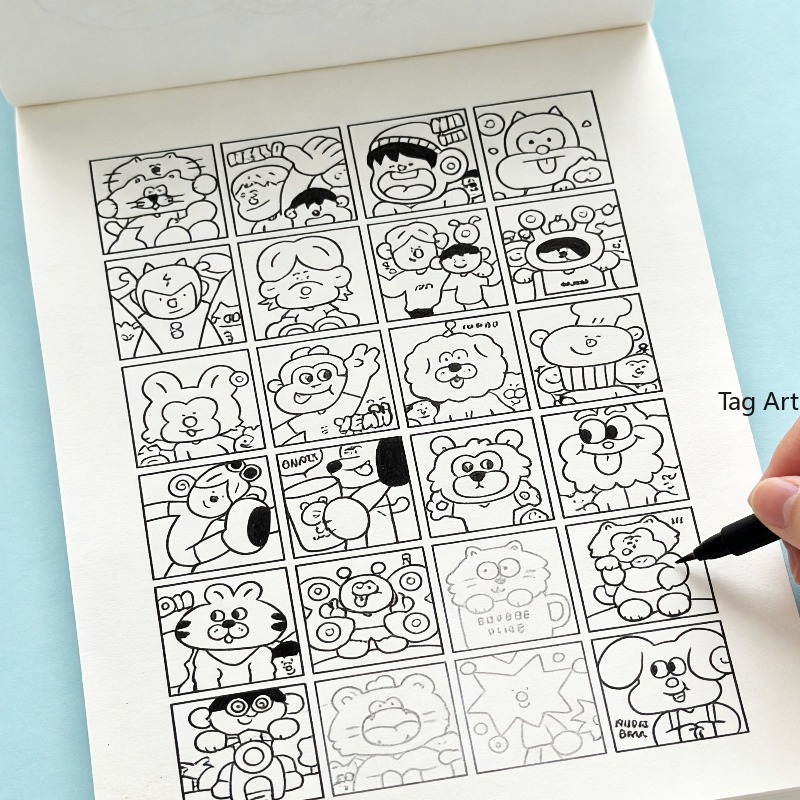 Food Snacks Coloring Book - Handprentenboek voor het verlichten van angst,