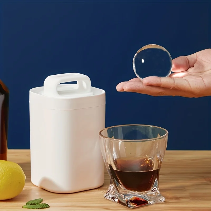 Food Xxl - IJsblokjesvorm, transparante grote ijsbal, whisky-ijsbalvorm, ijsblokjesbak