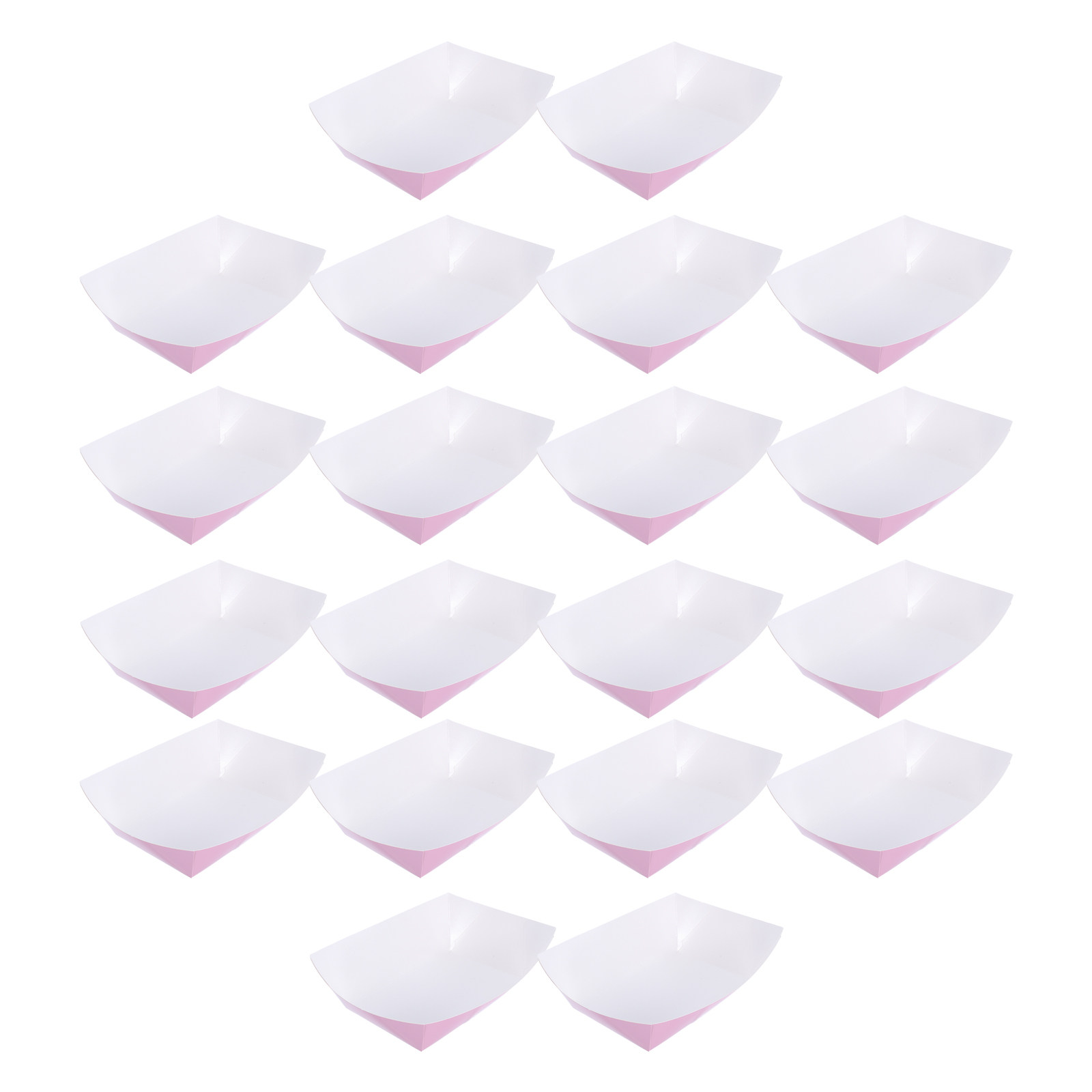 Food Snacks For Party - 60 stuks papieren voedselbakjes, wegwerpbaar, voor