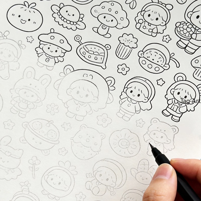 Handprentenboek voor het verli - Food Snacks Coloring Book recensie en prijs