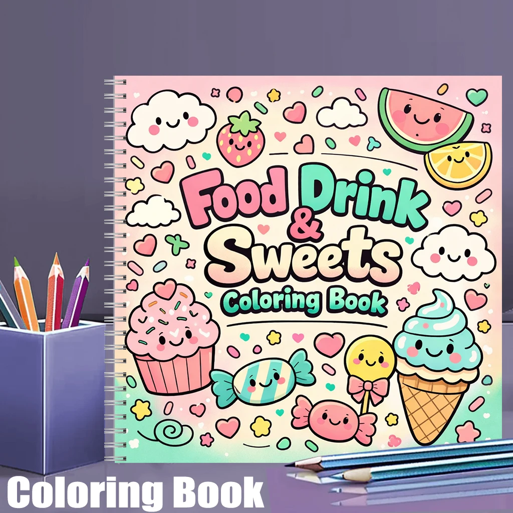 Kleurboek VOEDSEL, DRANK & ZOE - Food Y Snacks Coloring Book recensie en prijs
