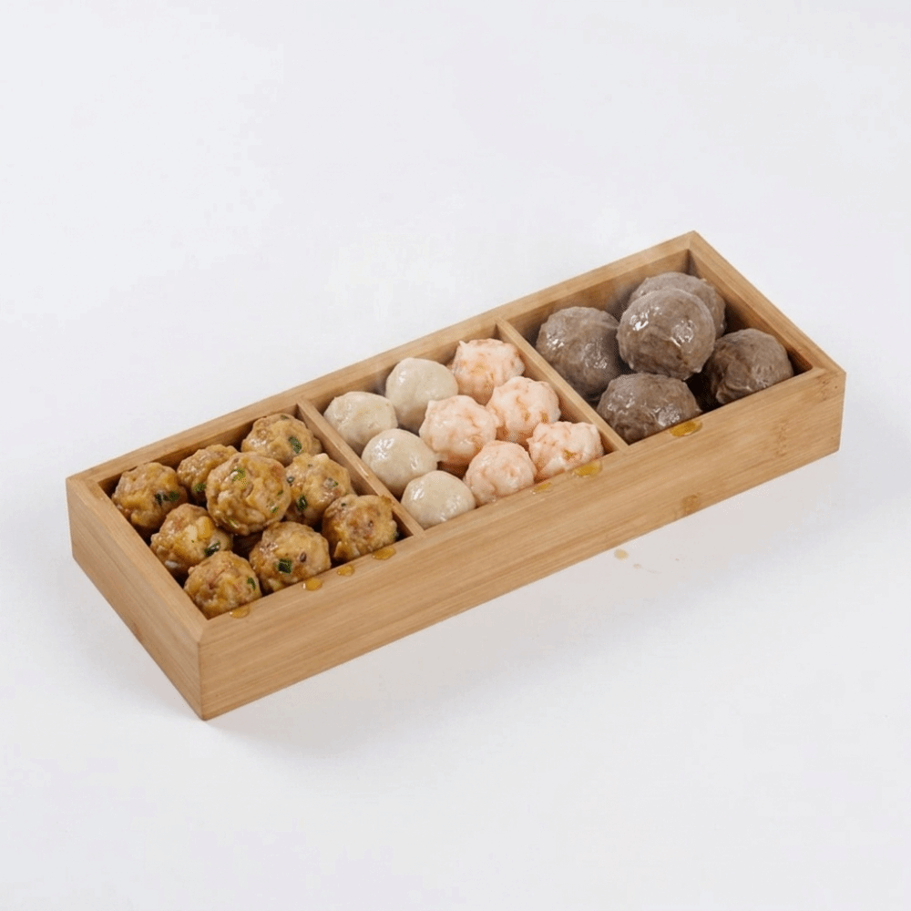 Bamboe serveerschaal, onafhank - Food Snacks Options recensie en prijs